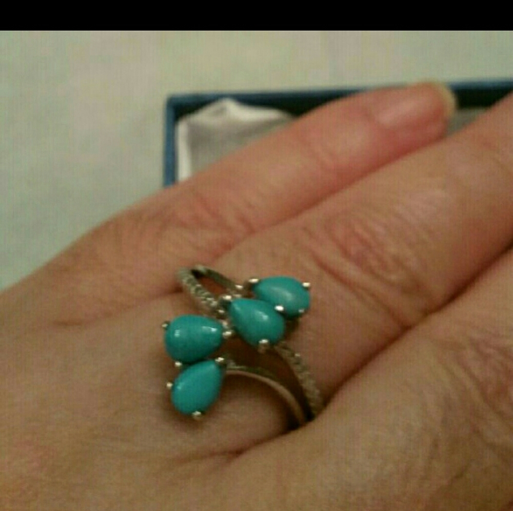 Sleeping Beauty Turquoise Ring NWT